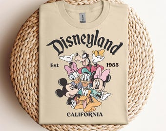 Comfort Colors® Disneyland California T Shirt, Disneyland Est. 1955 Shirt, Disneyworld Shirt, Disney Shirt, Mickey And Friends Shirt