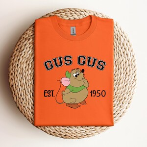 Comfort Colors® Gus Gus Est. 1950 Shirt, Disney Cinderella Shirt, Disney Snacks Shirt, Disneyland Trip Tee, Disney Family Tee, Gus Gus Shirt
