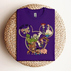 Toy Story Shirt, Sie haben einen Freund in mir Shirt, Disneyworld Toy Story Shirt, Toy Story Film Charaktere Shirt, Disneyland Reise Shirt