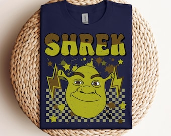 Shrek Gesicht Meme T-shirt Lustiges Meme Shrek Shirt Shrek lustiges Trending Shirt, Fiona und Shrek T-Shirt