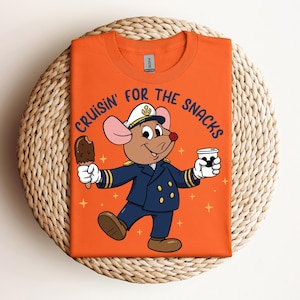 Gus Gus Mouse Cruisin For The Snacks Shirt, Disney Princess Cinderella Gus Gus Tee, Disney Family Cruise Matching Sweater , WDW Tee