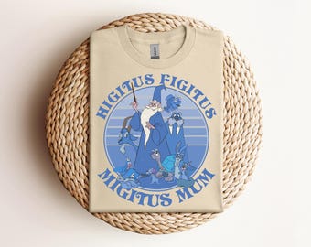 Disney Merlin Higitus Figitus Migitus Mum Retro Shirt, The Sword In The Stone 1963 Madam Mim Arthur Archimedes Owl Tee,Disneyland Trip Shirt