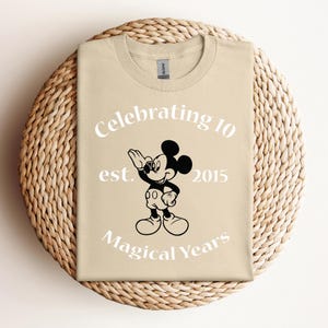 Mickey Minnie Anniversary T-shirt, Disney Celebrating Magical Years Tee, Wifey Husband Tee, Married Since Wedding Anniversary Shirt