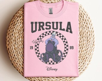 Retro Little Mermaid Shirt, Vintage Ursula Shirt, Disney Villains Girl Ursula Shirt, Disney Villains Witch Shirt, Disneyland Family Trip Tee