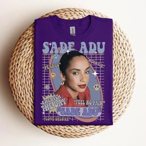 Sade T-Shirt, Sade Adu, Legend, Singer, Sade Tee