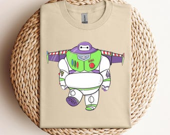 Disney Baymax Lightyear Outfits Shirt, Buzz Lightyear Toy Story Disneyland WDW Matching Family Shirt, Magic Kingdom, Animal Kingdom Outfits