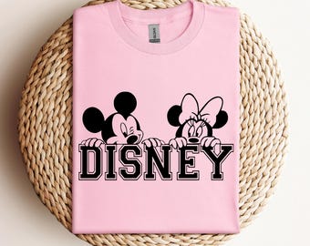 Koszulka Mickey & Minnie, Koszulka Minnie Mouse, Koszulka Sisney Unisex, Koszulka Mickey and Minnie Mouse, Koszulka Mickey Ears, Koszulka Disney, Bluza Disney