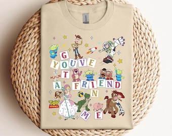 You've Got A Friend In Me Shirt, Disney Toy Story Shirt, Disney Trip Shirt, Disney Friends T-Shirt, Toy Story Characters Shirt, Best Friends