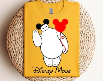 Camiseta de Baymax, Modo Disney, Epcot, Camiseta de Big Hero 6, Big Hero Six, Disneyworld, Disneyland, Camiseta de Baymax para niño pequeño, Camiseta de Baymax para joven, Hiro Tadashi
