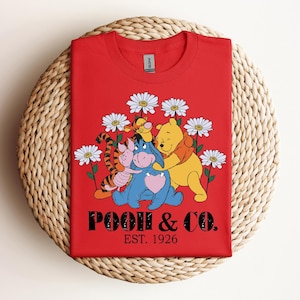 Pooh And Co Est 1926 Shirt,Vintage Disney Winnie The Pooh Shirt, Retro Pooh Bear Tee, Pooh And Friends Shirt, Disneyland Trip