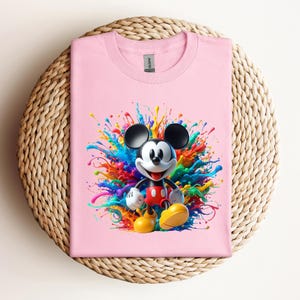 Disney Mickey Shirt Watercolor, Mickey Shirt For Women And Men, Disneyworld Shirt Family, Disney Mickey Mouse Shirt, Disneyland Shirt