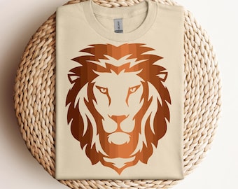 Lion face shirt,majestic Lion Shirt,wild Lion shirt,animal lover shirt,animal shirt,animal face shirt,African Tribal shirt,zoo shirt