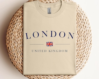 Comfort Colors® London T-shirt, shirt Engeland, shirt Londen Engeland, Londen reisshirt, uniseks shirt