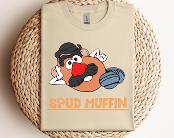 Camiseta de Toy Story, camiseta divertida de Disney, camiseta de Disney para hombre, sudadera de Disneyworld para hombre, camiseta de Disney para hombre, camiseta de Disney para mujer, Spud Muffin