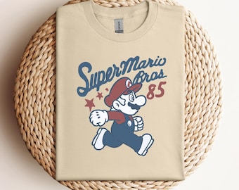 Shirt Super Mario Bros 85, shirt Super Mario-personage, shirt Princess Peach, shirt Super Mario Bowser, shirt Super Mario & Friends Party-shirt