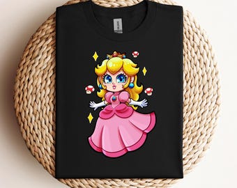 ピーチ姫 ピーチ姫シャツ、ピーチ姫ニンテンドーワールドシャツ、スーパーマリオ