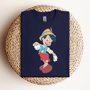 Disney Pinocchio Vintage Portrait T-Shirt, Pinocchio Movie Shirt, WDW Family Matching Tee, Disneyland Family Matching Shirt