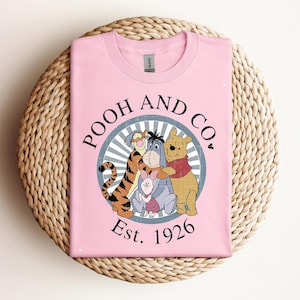 Disney Pooh and Co Est. 1926 Shirt, Disney Winnie The Pooh Shirts, Disney Family Shirts, Retro Winnie The Pooh and Friends Shirt