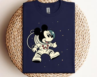 Disney Mickey Mouse ruimtevaartshirt, Disney Mickey astronaut shirt, Disney World shirt, Disney shirt, Disney reis shirts, ruimtevaarder Mickey
