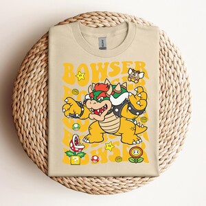 Super Mario Bowser-tröja, Bowser Boss-tröja, Mario och Bowser-tröja, Bowser Bros, Super Mario-tröja, Super Mario-present, barnfödelsedag bild 7