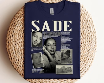 Vintage Sade Shirt, 90s Sade Music Shirt, Funny Sade 2024 Shirt Men Women, Funny Sade T Shirt