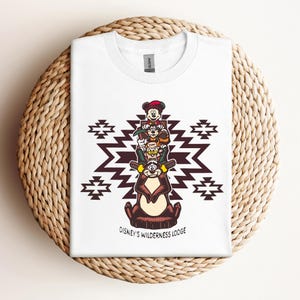 Camiseta Disney Mickey Friends Wilderness Lodge, camiseta retro de Mickey Donald Goofy Camping, camiseta de regalo de cumpleaños para viaje familiar