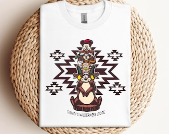 Camiseta Disney Mickey Friends Wilderness Lodge, camiseta retro de Mickey Donald Goofy Camping, camiseta de regalo de cumpleaños para viaje familiar