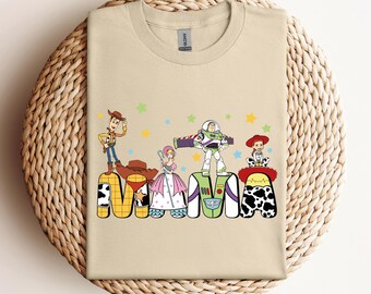 Toy Story mamma-tröja, Disney mamma-tröja, Pixar Toy Story-tröja, mors dag-tröja, Disneyland-resa-tröja, Disney familjetröjor