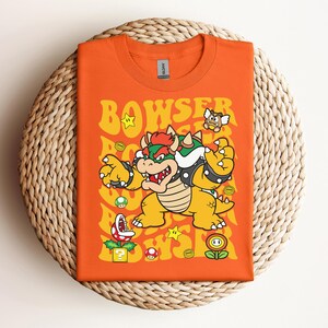 Super Mario Bowser-tröja, Bowser Boss-tröja, Mario och Bowser-tröja, Bowser Bros, Super Mario-tröja, Super Mario-present, barnfödelsedag bild 4