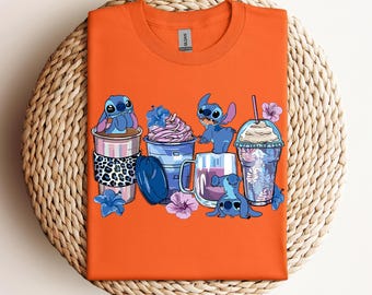 Ohana Shirt, Stitch Ohana Summer Coffee Shirt, Disney Shirt, Lilo And Stitch Shirt, Ohana Means Family Shirt, Hawai Shirt, Gift For Her