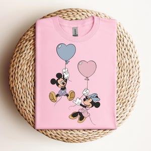 Mickey and Minnie Shirt Tee, Disney Shirt, Disney Tee, Disney Vacation Shirt, Disney Balloon Shirt, Disney Family Shirts