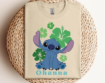 Ohana Shirt, Disney Shirt, Lilo And Stitch Shirt, Ohana Means Family Shirt, Hawai Shirt, Gift For Her, Disneyworld Tee