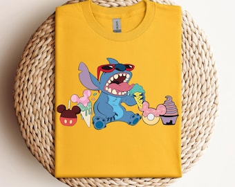 Disney Stitch Shirt, Stitch Snacks Shirt, Toodler Stitch Shirt, Lilo and Stitch, Ohana Shirt, Disneyland Trip Shirt, Disney Family Shirts