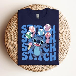 Comfort Colors Disney Stitch Shirt, Disney Stitch Balloon T-Shirt, Stitch Disneyworld Tee, Disney Vacation Gift, Disney Castle Sweatshirt