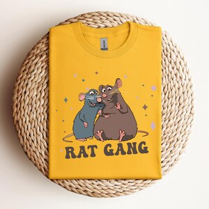 Shirt Ratatouille Remy en Emile Rat Gang, shirt Disney Ratatouille, shirt Little Chef Remy, shirt Little Chef Remy, shirt chef Remy, shirt van Remy Gusteau