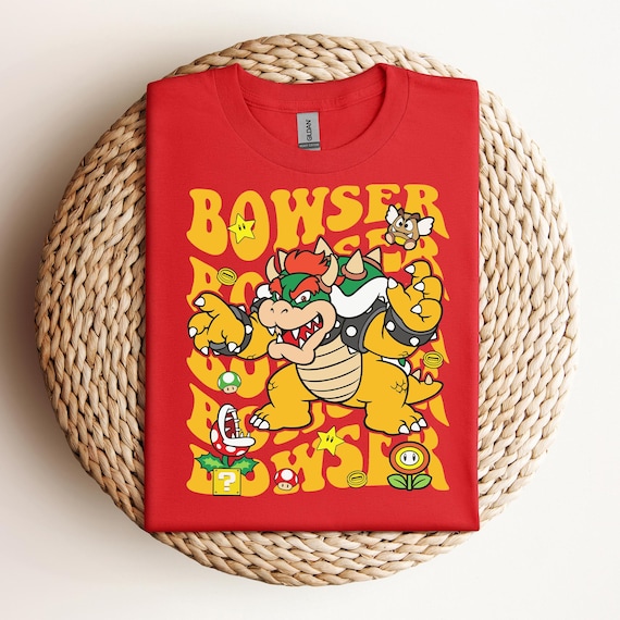 Super Mario Bowser Shirt, Bowser Boss Shirt, Mario And Bowser Shirt, Bowser Bros, Super Mario Shirt, Super Mario Gift,Kid Birthday