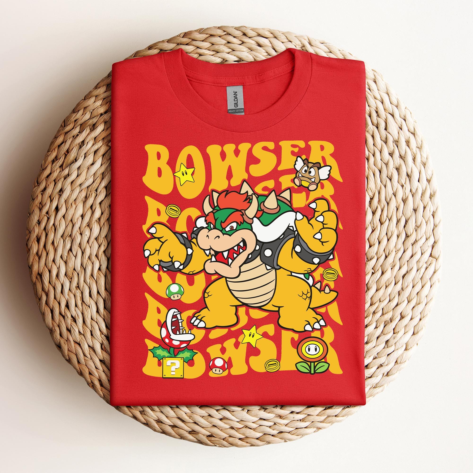 bowser polos de mario bros para niÃ±os