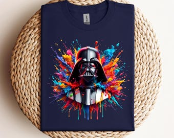 Star Wars Darth Vader Shirt, Star Wars Characters Shirt, Star Wars Shirt, Disney Star Wars Shirt, Disney Shirt, Darth Vader Watercolor Shirt