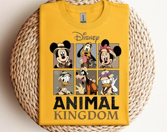 Comfort Colors® Retro Disney Animal Kingdom Mickey and Friends Comfort Color Shirt, Disney Mickey Safari Shirt, vintage Safari sweatshirt te