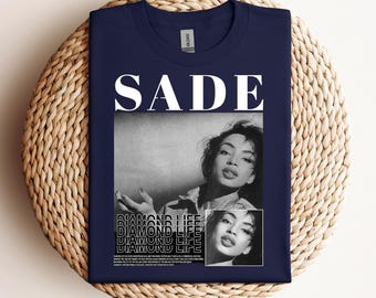 Vintage Sade Diamond Singer Tour Concert shirt, Sade Diamond Singer retro shirt