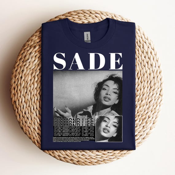 Vintage Sade Diamond Singer Tour Concert Shirt, Sade Diamond