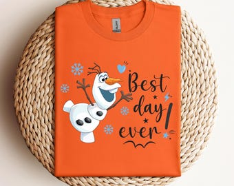 Disney Frozen Olaf T-shirt, Best Day Ever! Sweatshirt, Arendelle Kingdom Tee, Disney Olaf Shirt , Disney Frozen Tee, Magic Kingdom Shirt