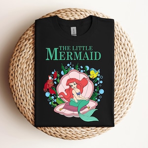 Camiseta de La Sirenita Comfort Colors®, camiseta de Disney, camiseta de Ariel de La Sirenita para mujer, camiseta de Ariel sirena, camiseta de Ariel de Disney