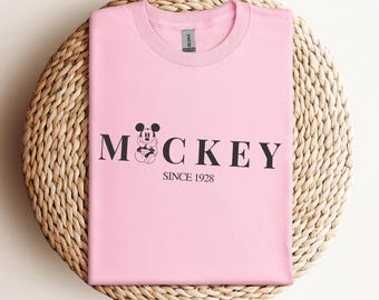 Sudadera de Mickey y compañía, sudadera de Disney, sudadera unisex de Disney, sudadera de cuello redondo, sudadera minimalista, sudadera de vacaciones de Disney