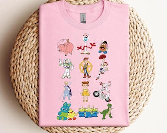Camiseta de Toy Story, camiseta de amigos de Toy Story, camiseta de Disney, camiseta de Toy Story, camiseta con dibujo de Toy Story, regalo para amigos, camiseta unisex