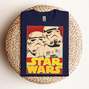 Camiseta retro de Star Wars Stormtroopers con colores cómodos, camiseta de Magic Kingdom Galaxy's Edge Disneyland, camisetas familiares Disney