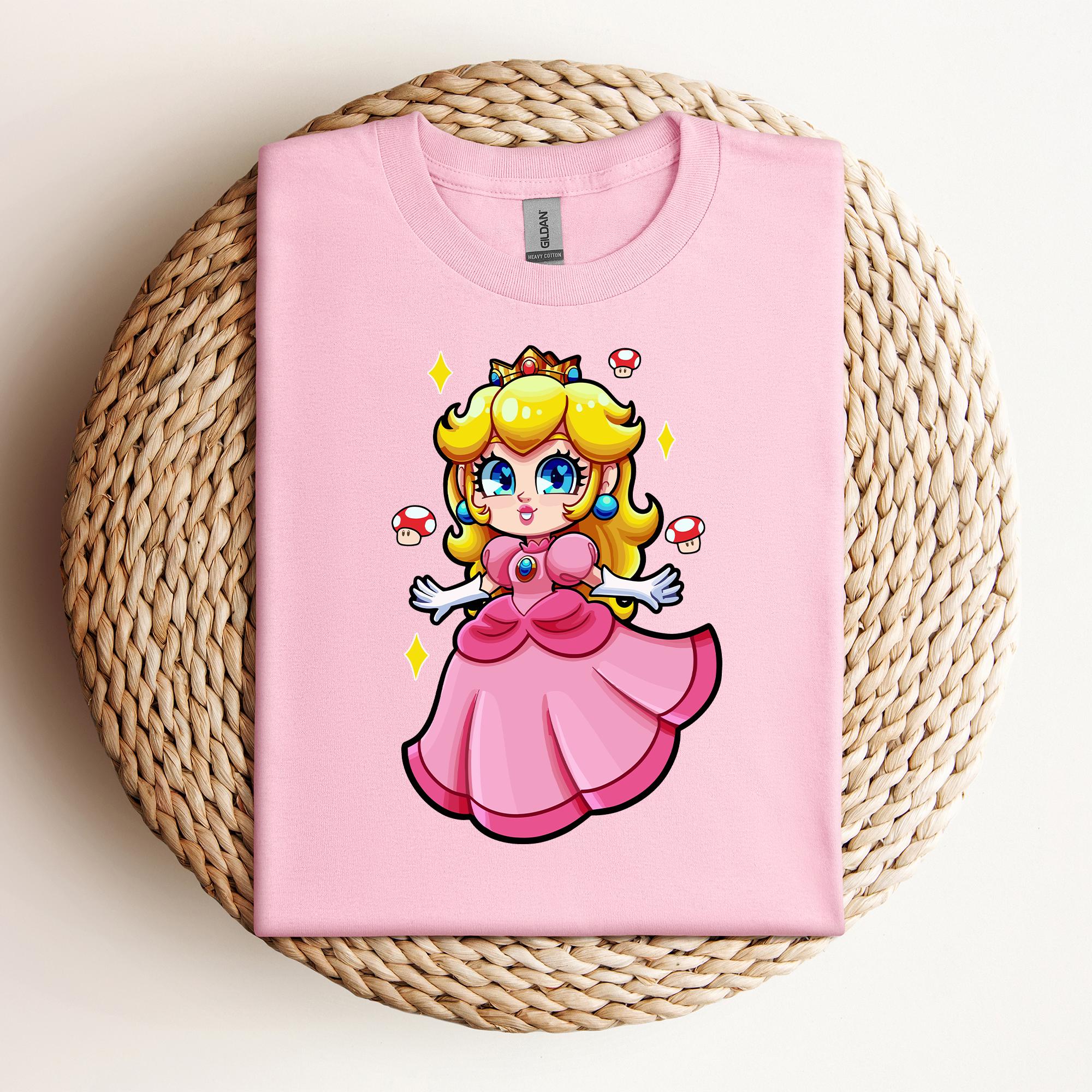 ピーチ姫シャツ、ピーチ姫ニンテンドーワールドシャツ、スーパーマリオ
