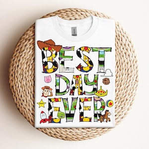 Disney Best Day Ever Shirt, Toy Story Shirt, Disneyland Matching Shirt, Disney Sheriff Woody and Jessie Shirt, Disney Family Vacation Shirt
