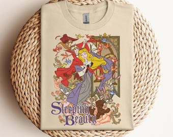 Koszulka Disney Movie Sleeping Beauty, Bluza Aurora Princess Disney Girl, Koszulka Comfort Colors, Zabawne Magic Kingdom, Rodzinna wycieczka Disney