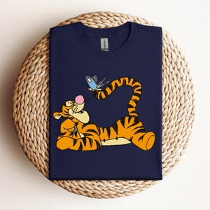 Disney Tigger with Butterfly Shirt, Winnie The Pooh T-Shirt, Disney Tigger Sweatshirt, Disneyland Matching Family Shirt, Magic Kingdom Tee